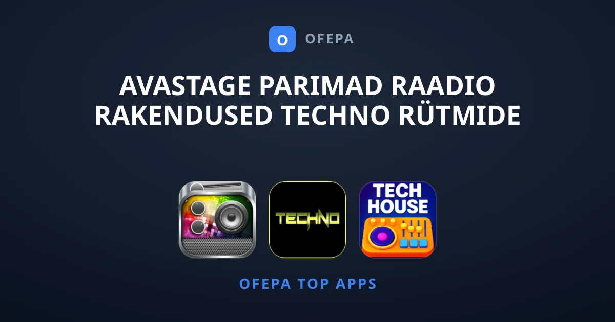 Avastage Parimad Raadio Rakendused Techno Rütmide Sõpradele
